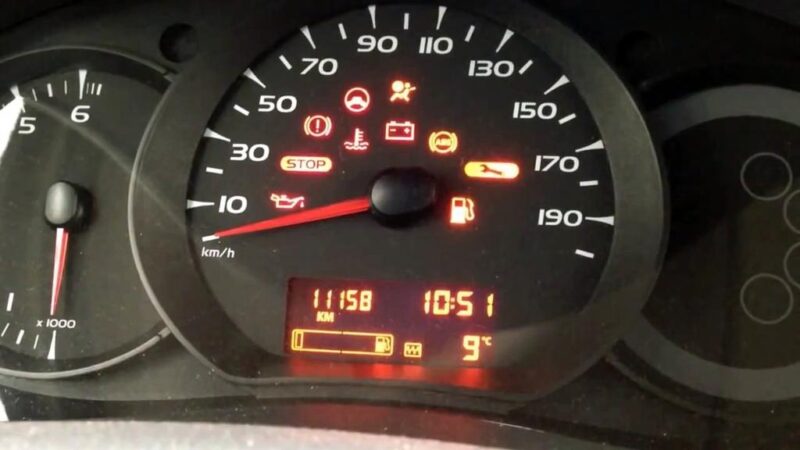 Renault Kangoo Gösterge Paneli Arıza Lambaları